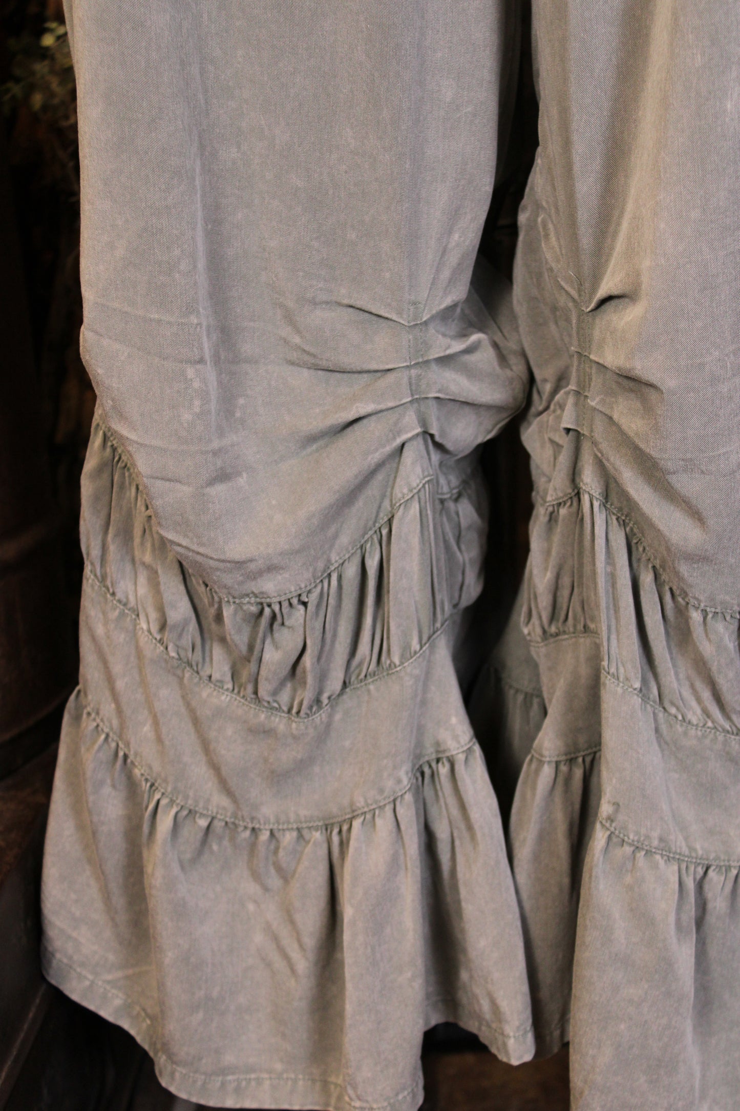 Deep Sea Ruffle Pants