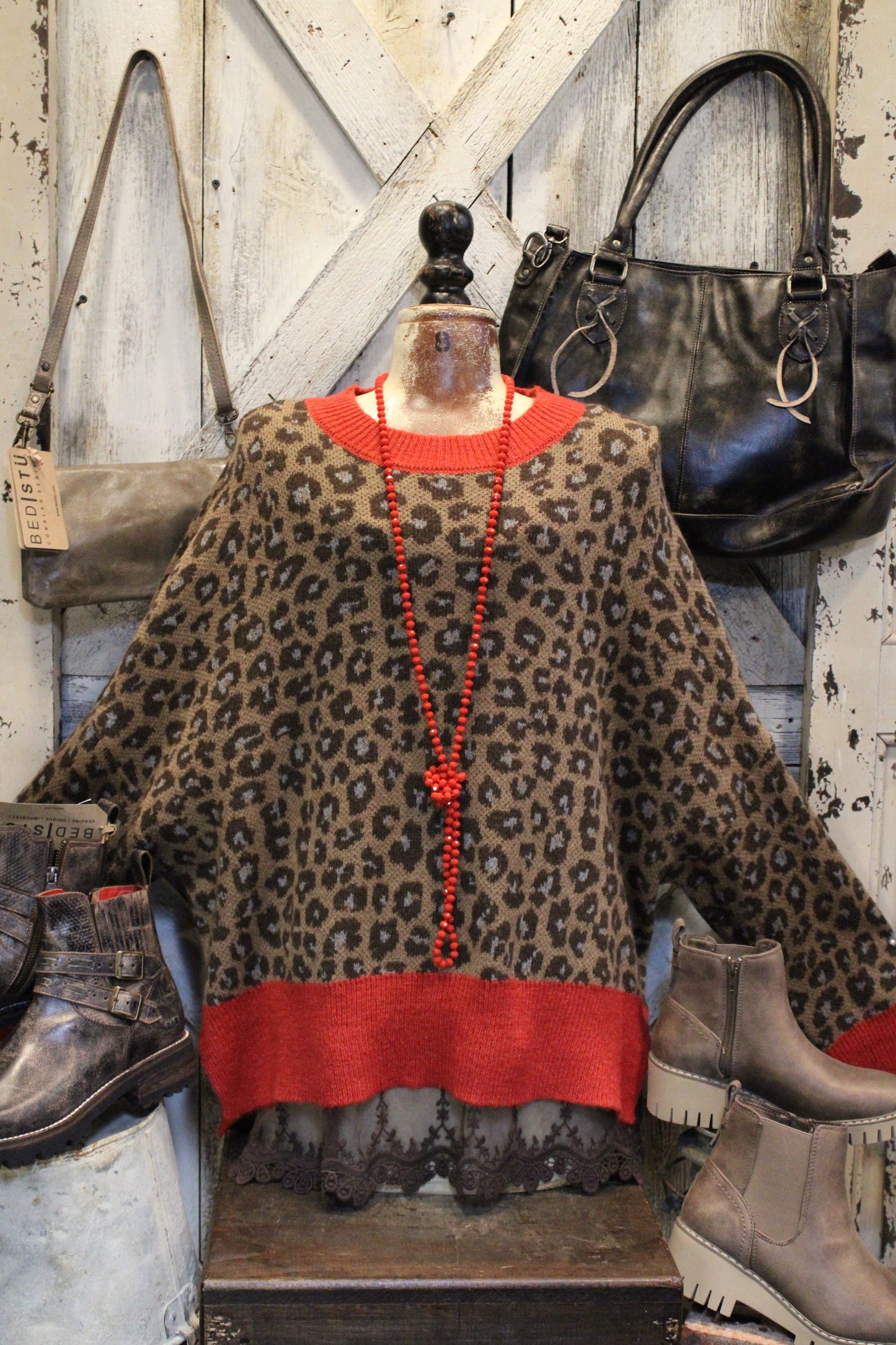 Fierce & Cozy Leopard Sweater
