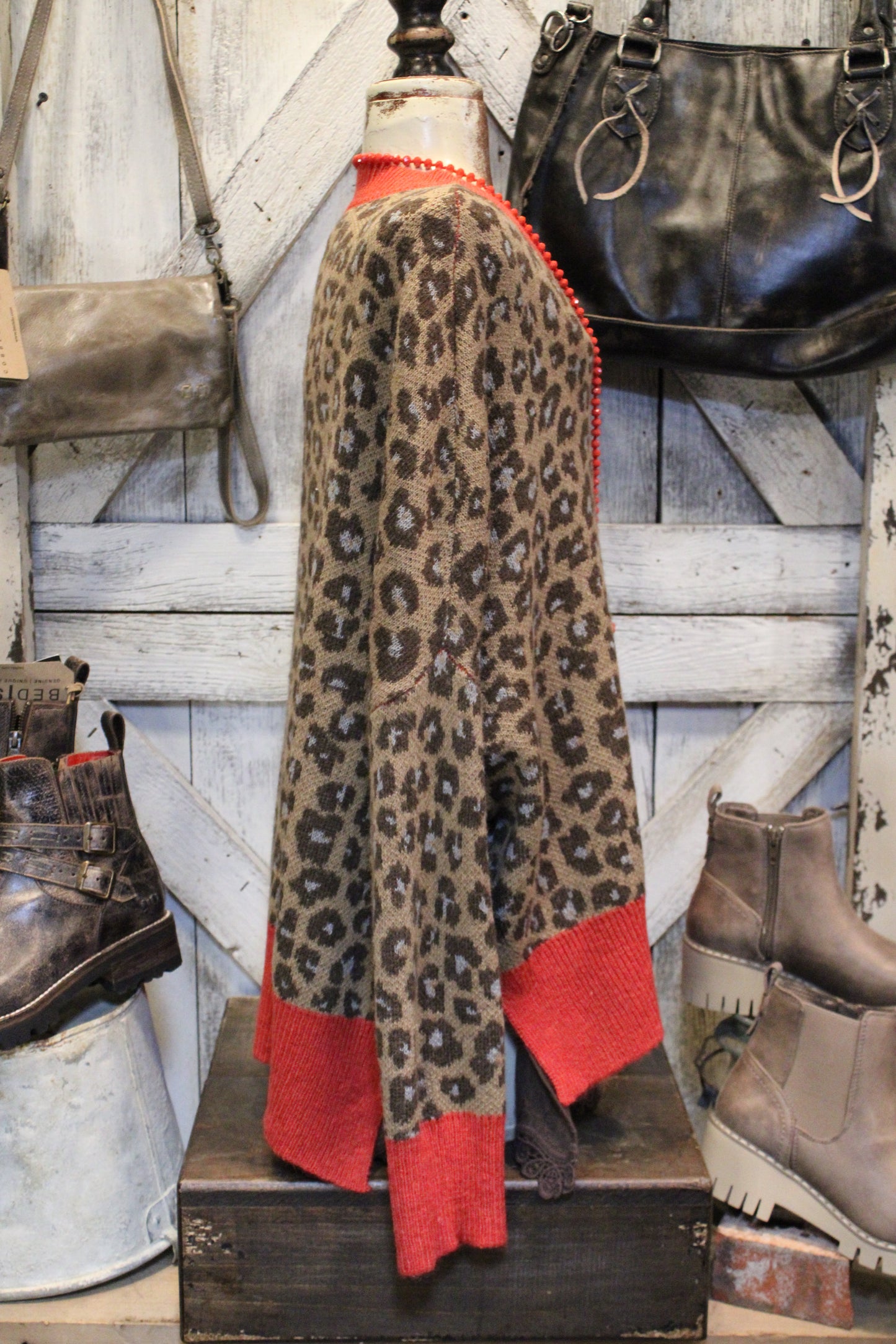 Fierce & Cozy Leopard Sweater