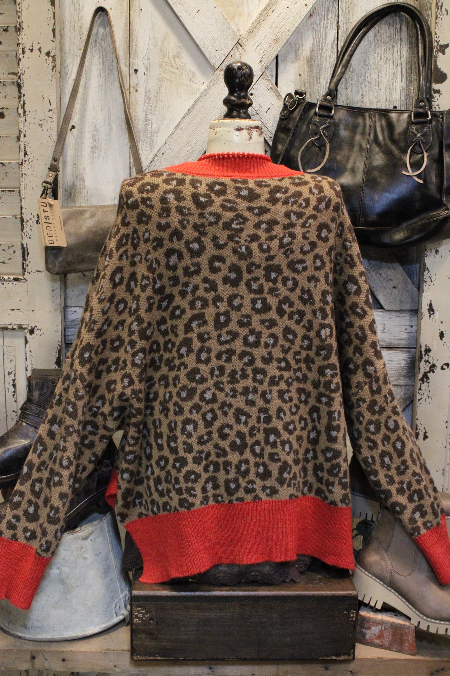 Fierce & Cozy Leopard Sweater