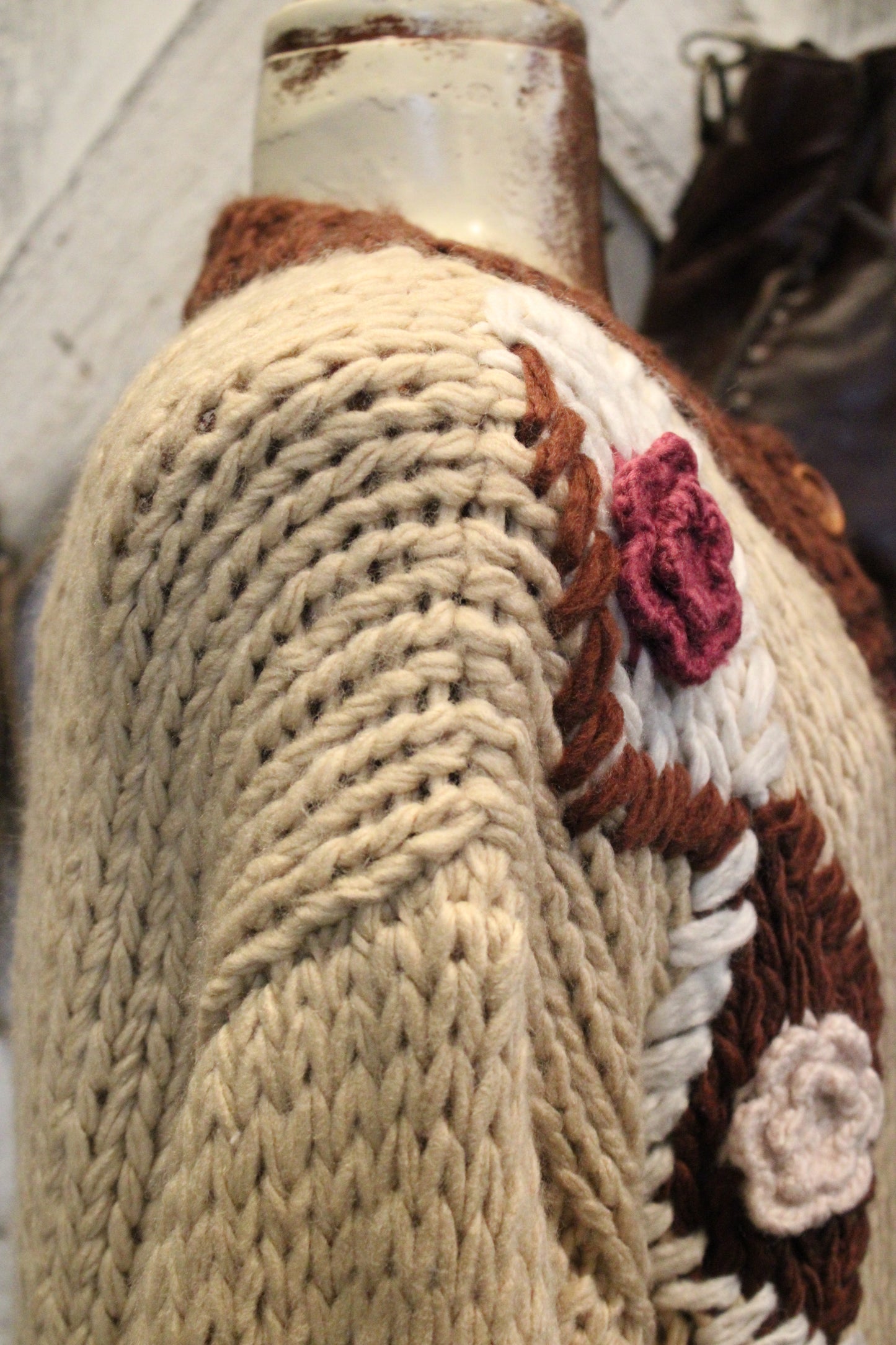 Maple Rose Knit Cardigan