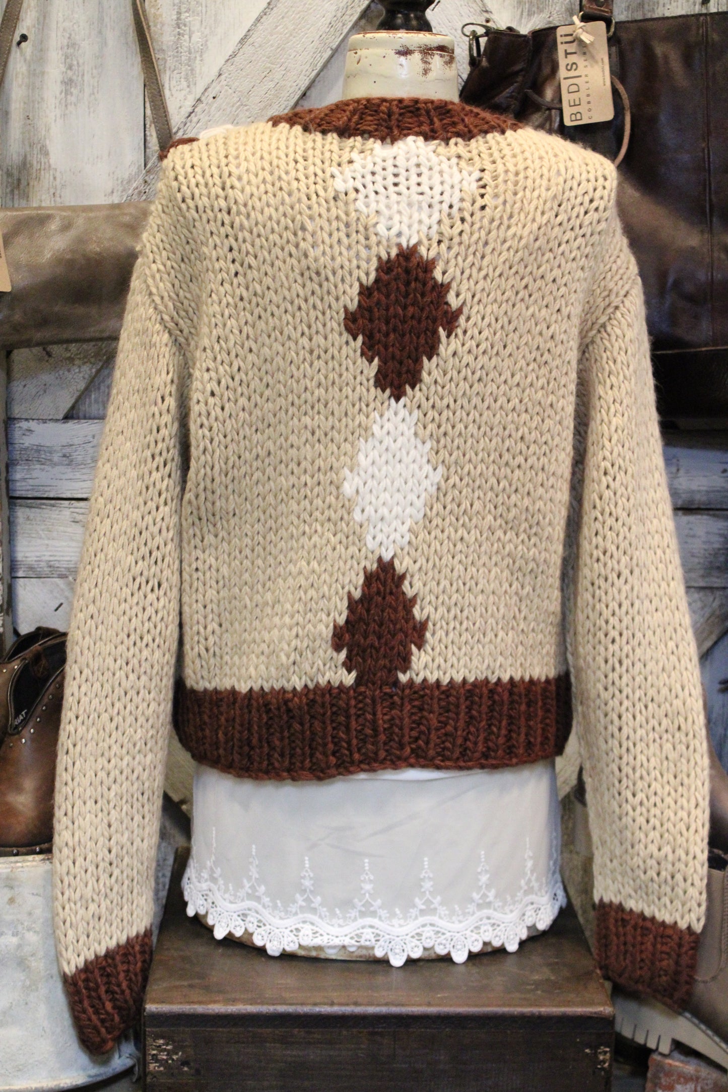 Maple Rose Knit Cardigan