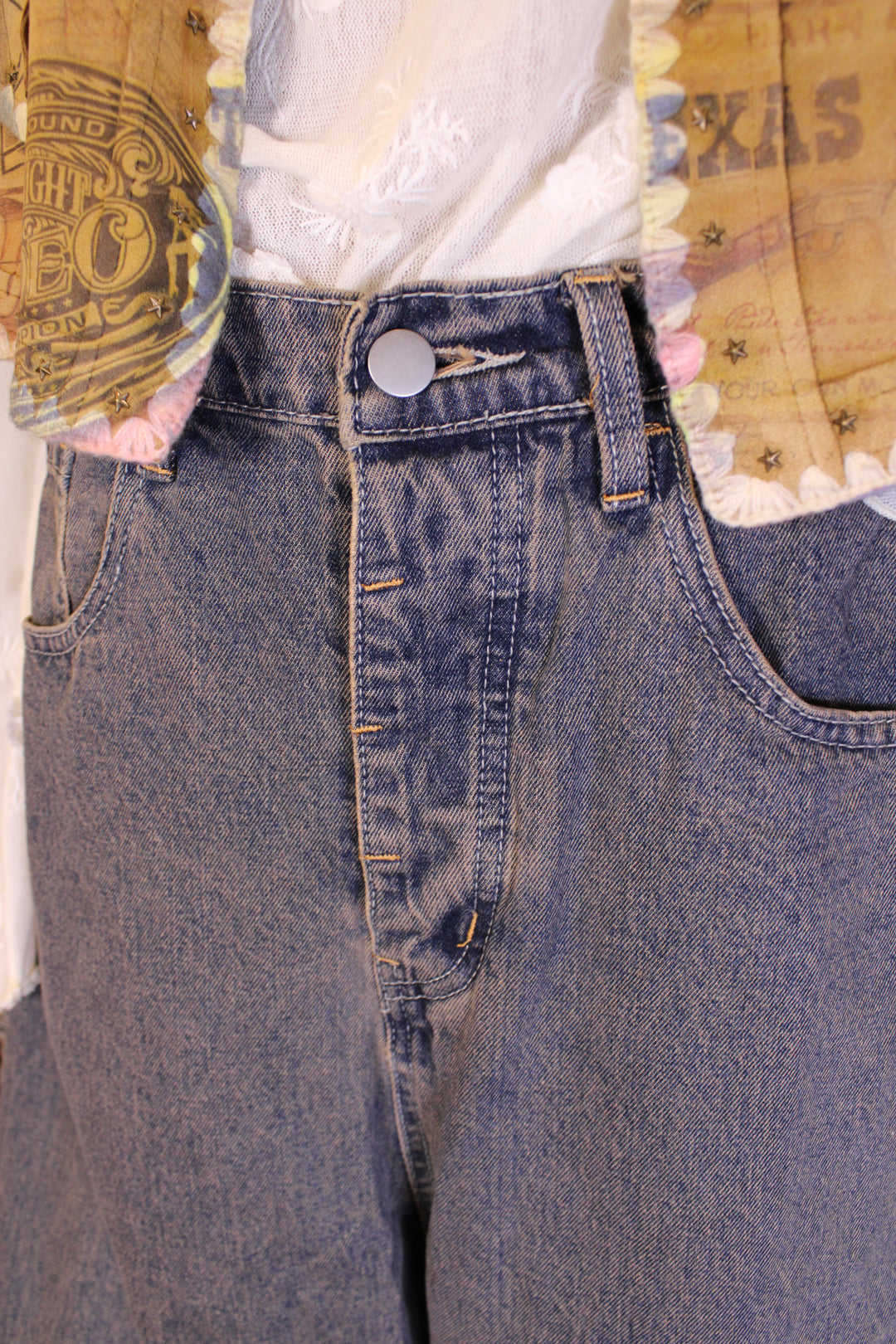Rustic Denim Jeans