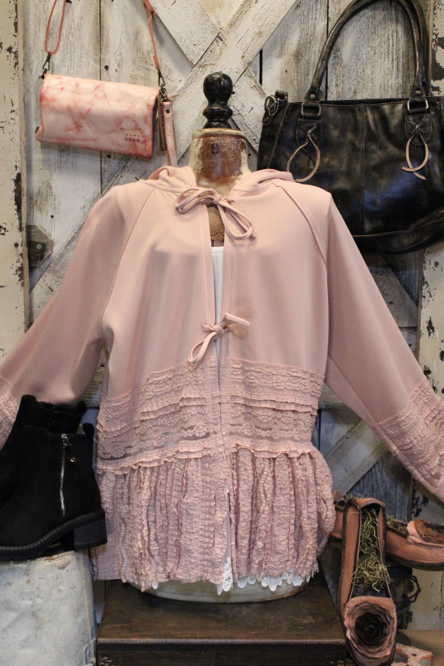 Soft Bloom Hooded Cardigan