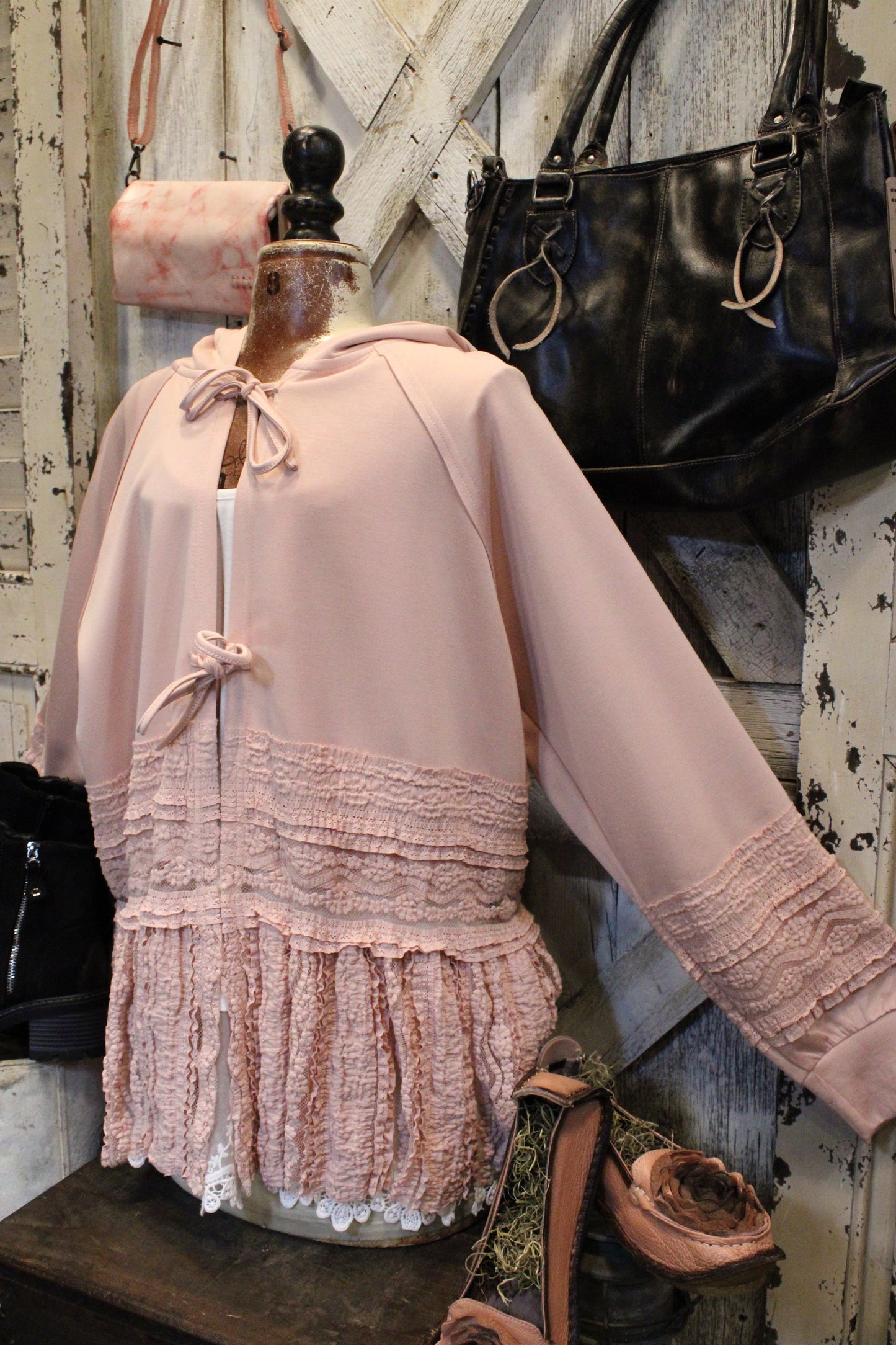 Soft Bloom Hooded Cardigan