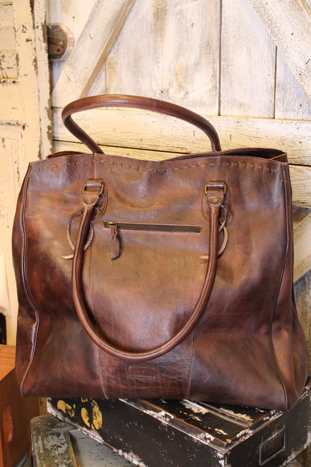 Bed|Stu Rebekah Teak Dip Dye Tote