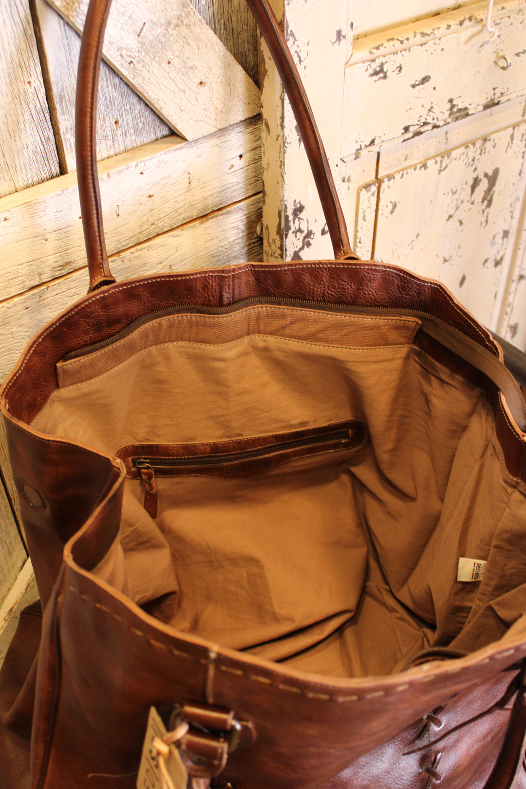 Bed|Stu Rebekah Teak Dip Dye Tote