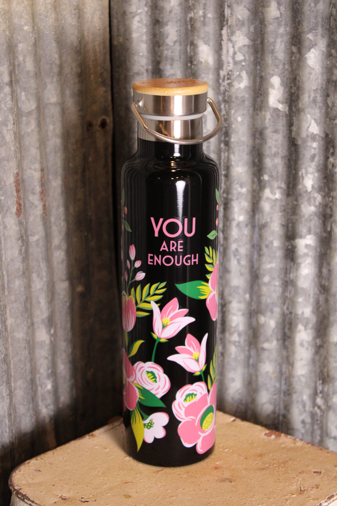 You Are Enough Insulated Water Bottle