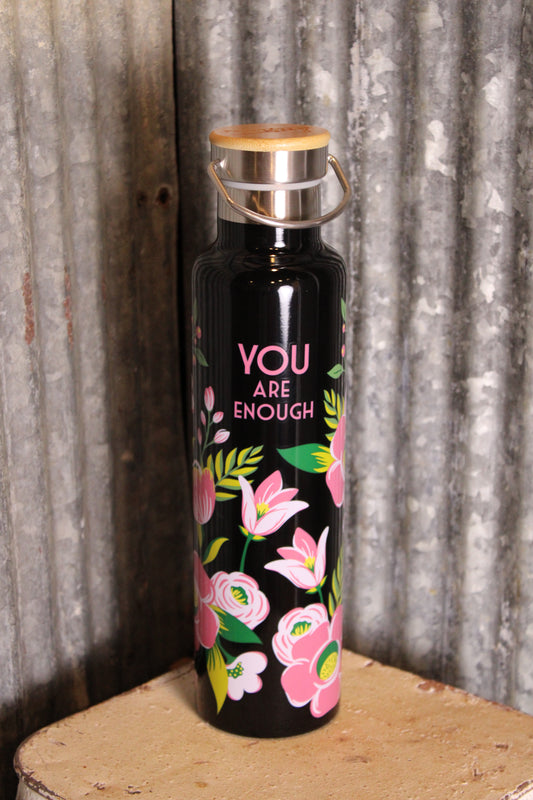 You Are Enough Insulated Water Bottle