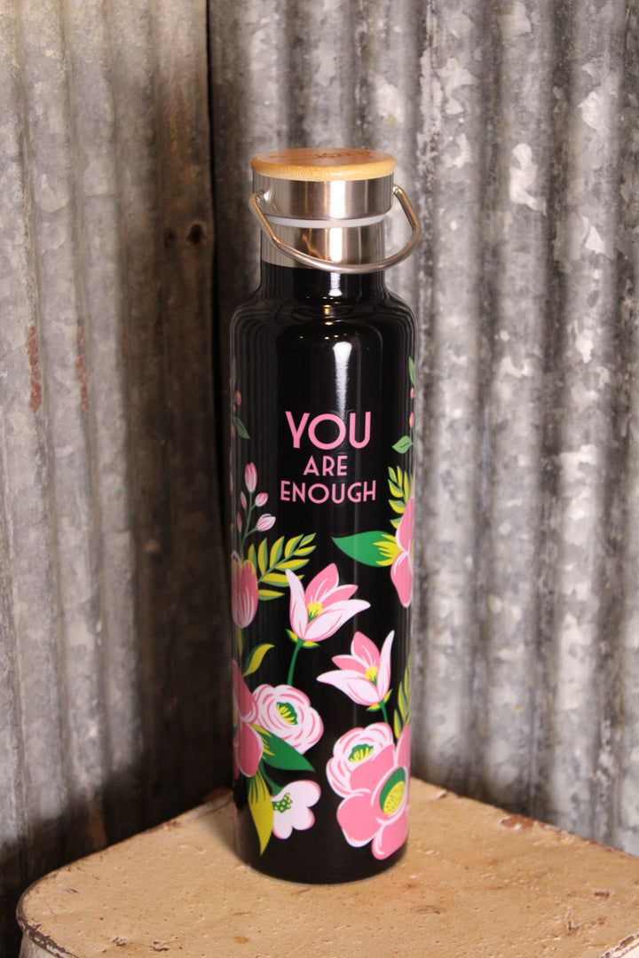 You Are Enough Insulated Water Bottle