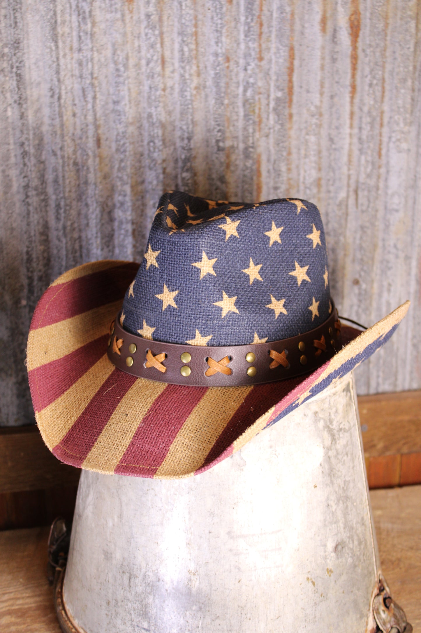 Uncle Sam Cowgirl Hat