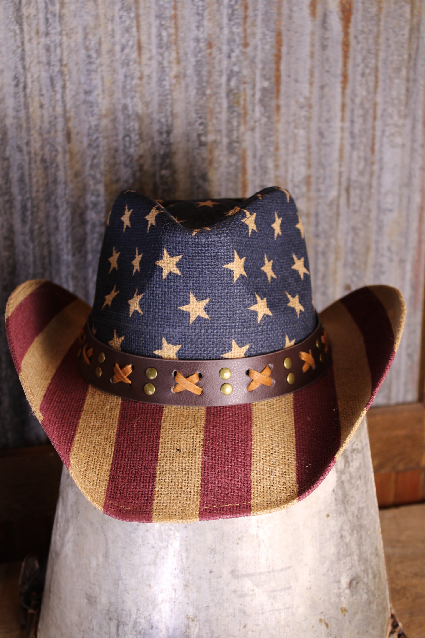 Uncle Sam Cowgirl Hat