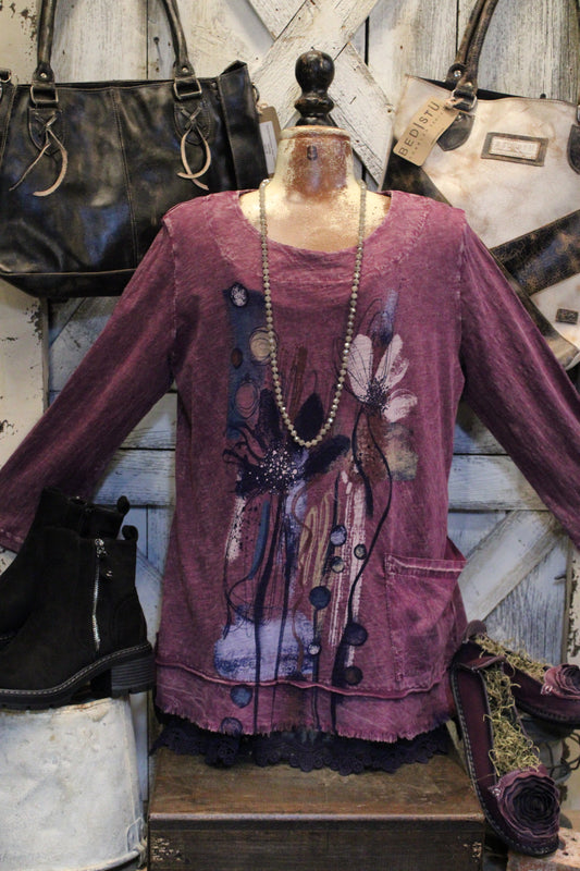 Fun in Plum Tunic