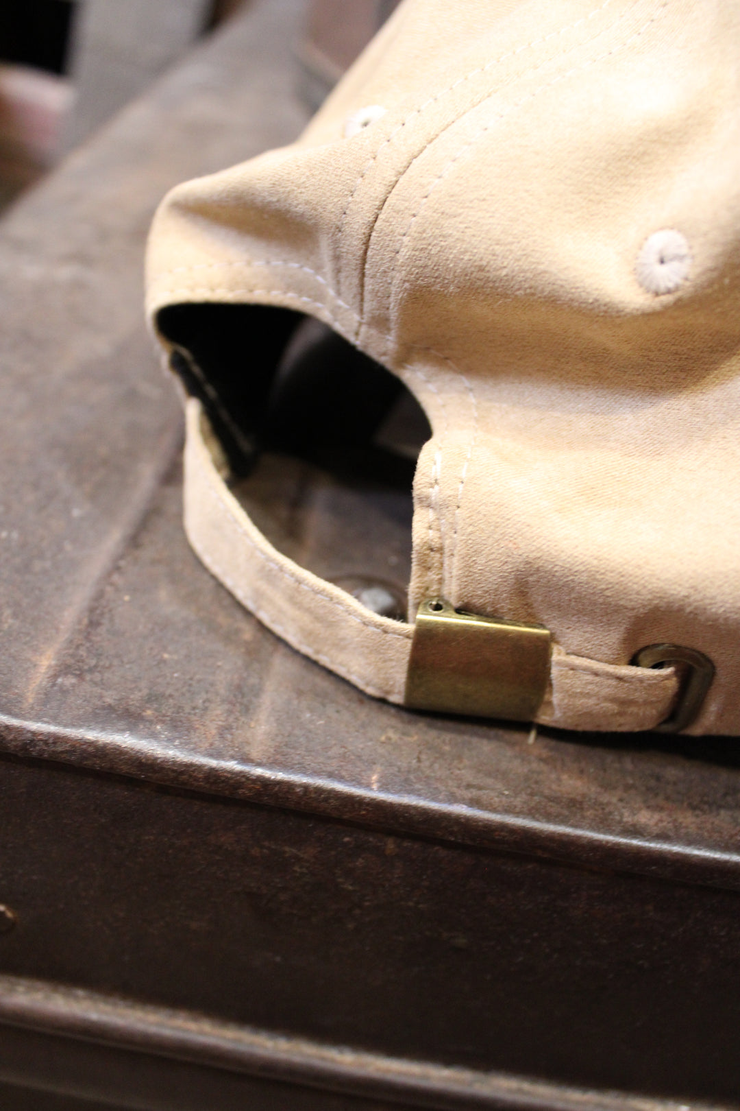 Sandstone Suede Baseball Cap