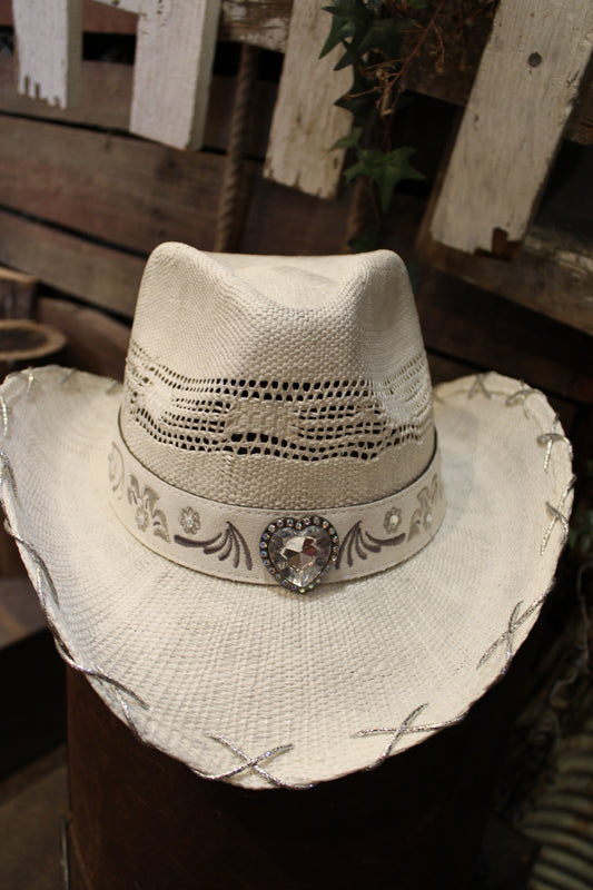 Sweetheart Skies White Cowgirl Hat