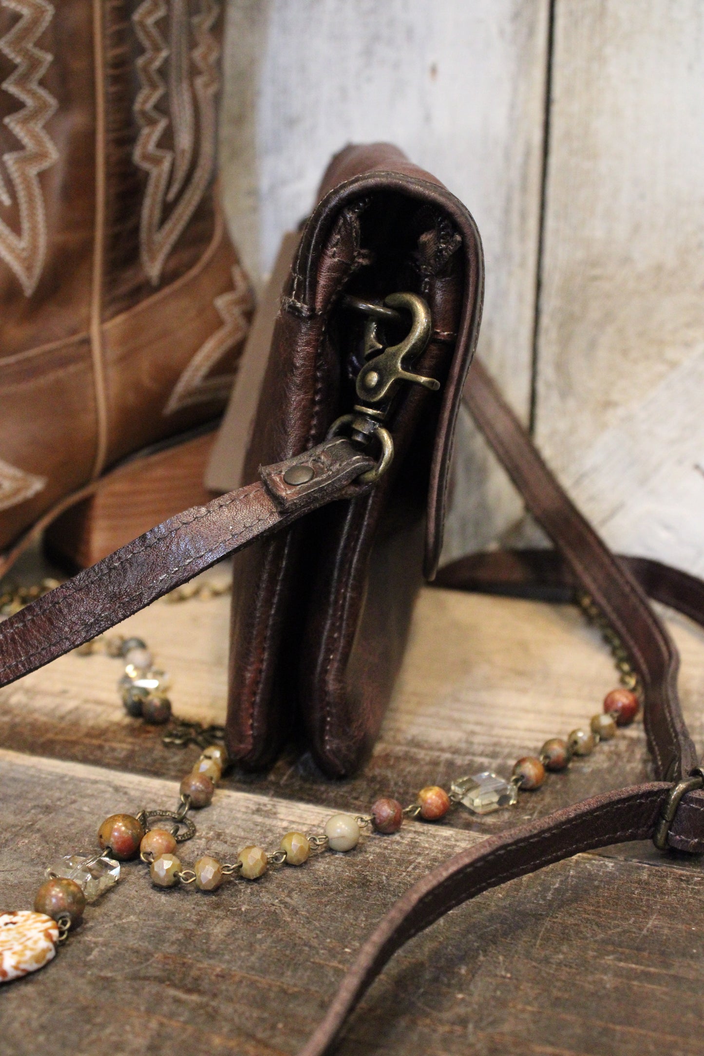 Bed|Stu Ziggy Teak Rustic Handbag