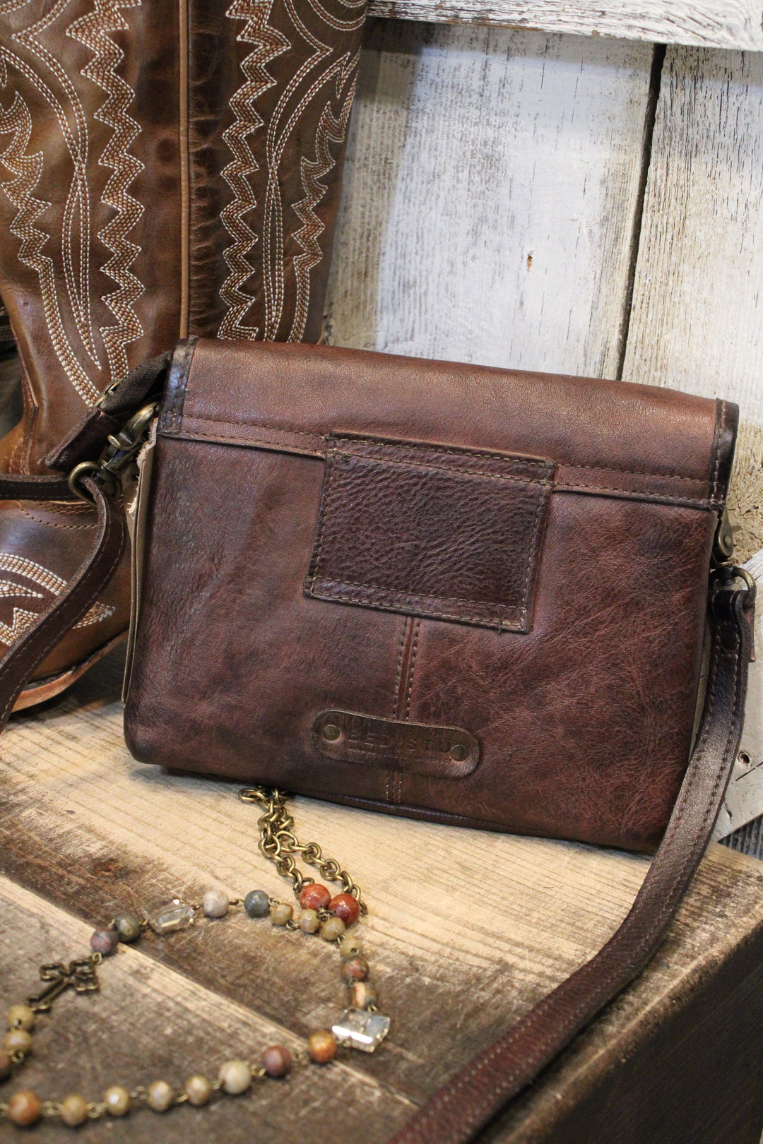Bed|Stu Ziggy Teak Rustic Handbag