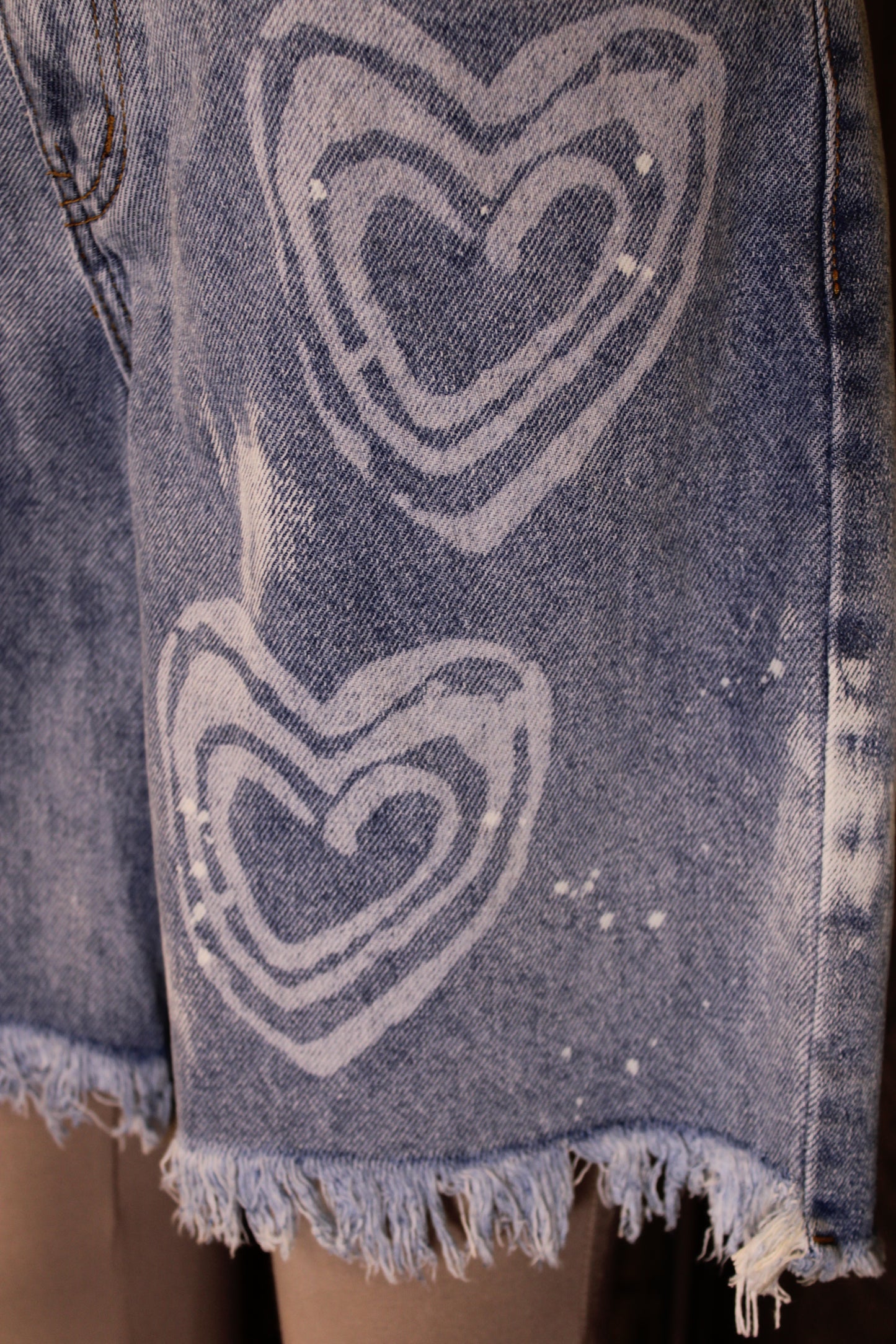 Love Note Denim Shorts