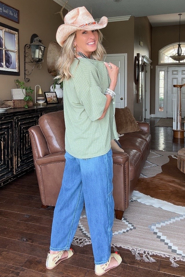 Cloverfield Button Down Blouse