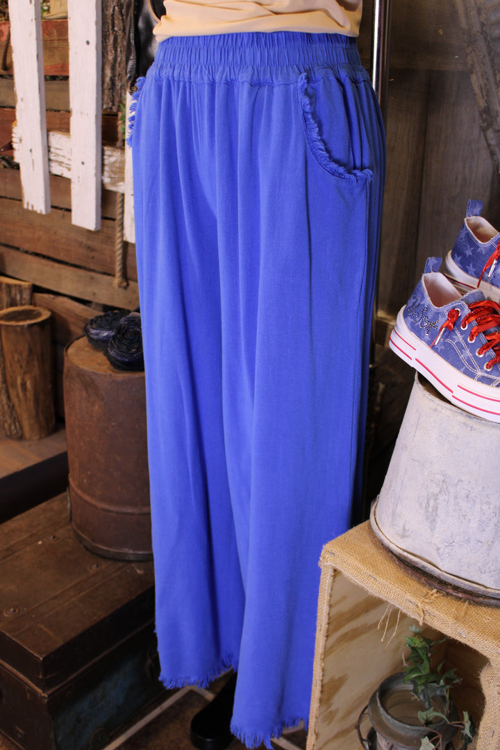 Laid Back Cerulean Pants