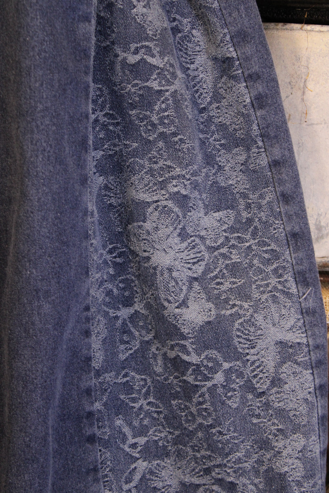 Social Butterfly Wide Leg Denim Pants