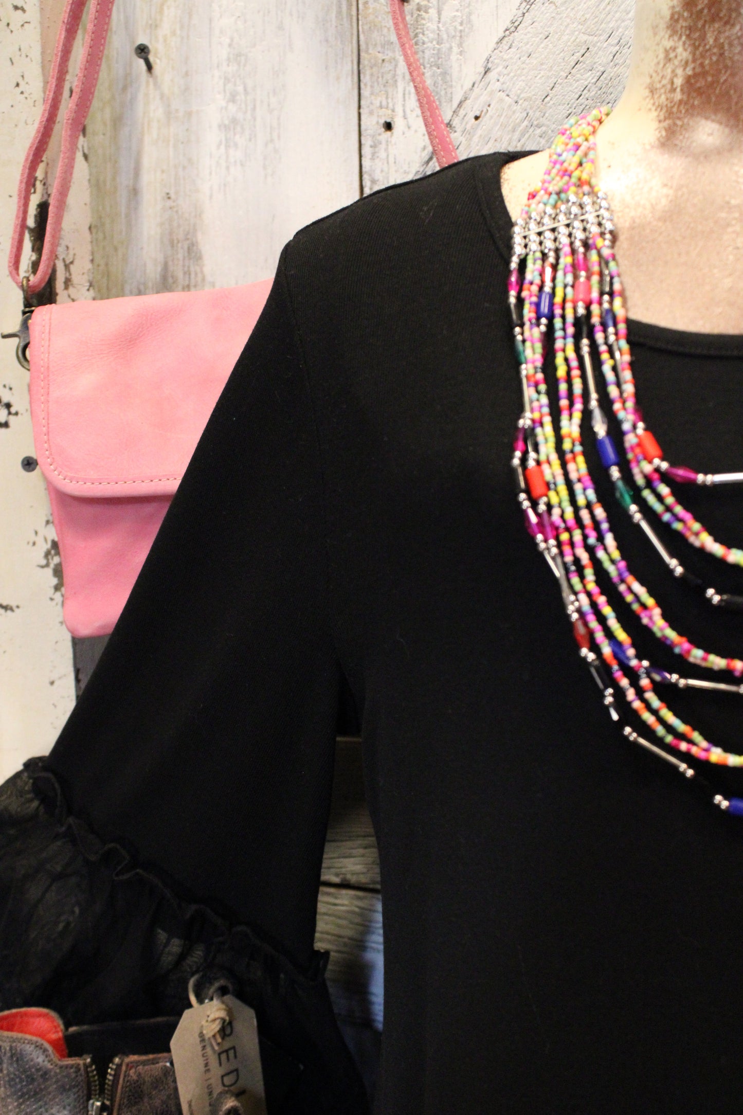 Broom Tail Black Blouse