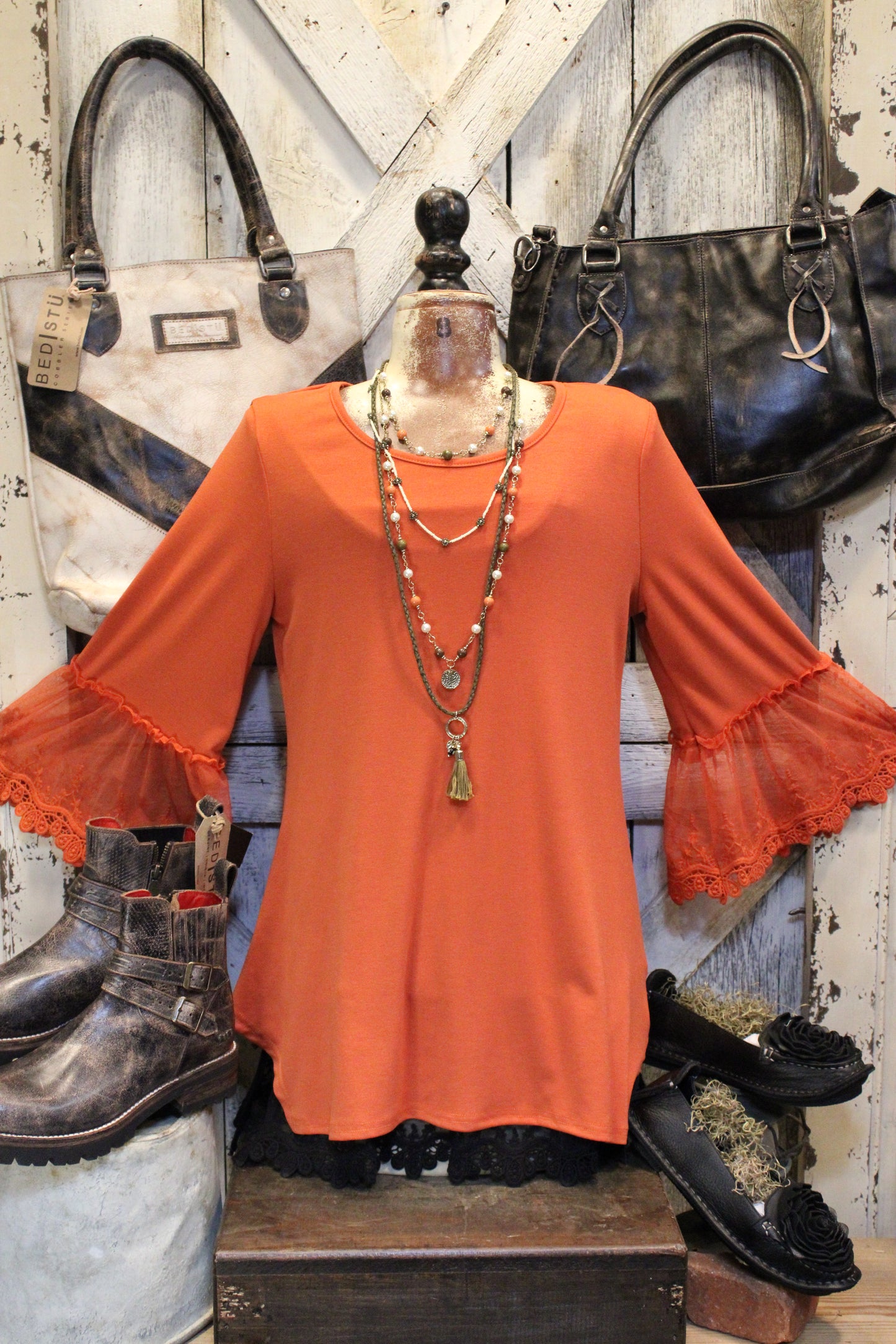 Broom Tail Rust Blouse