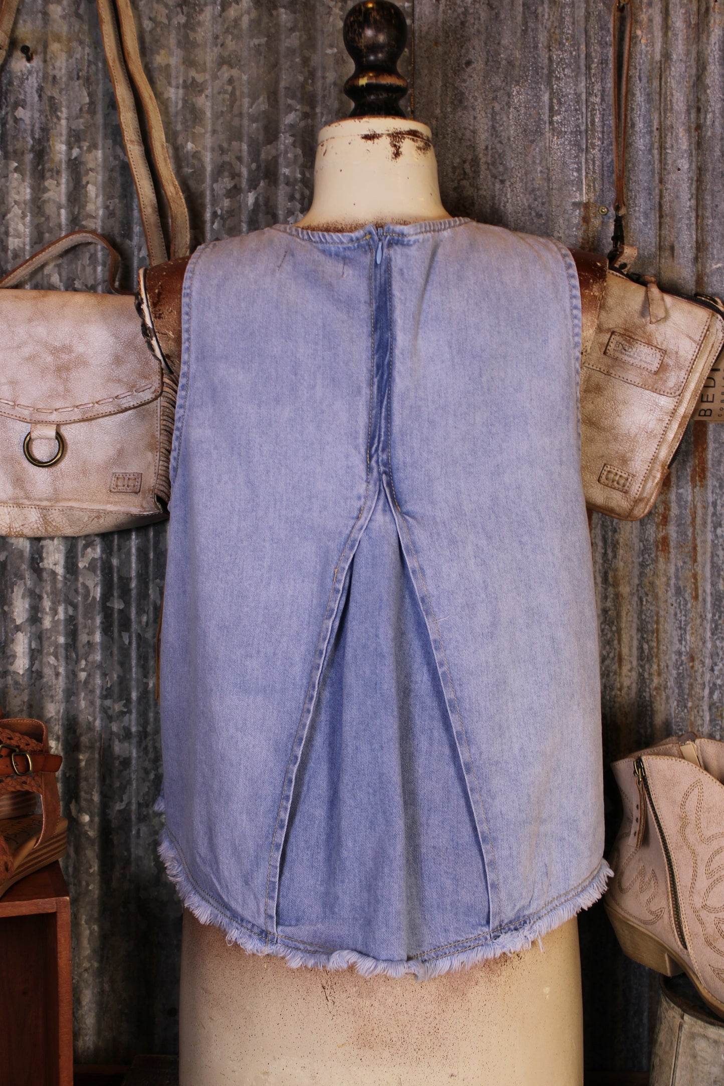 Skyline Denim Top