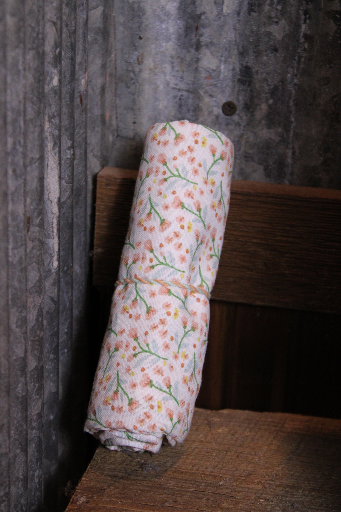 Hop Into Spring Floral Kitchen Towel