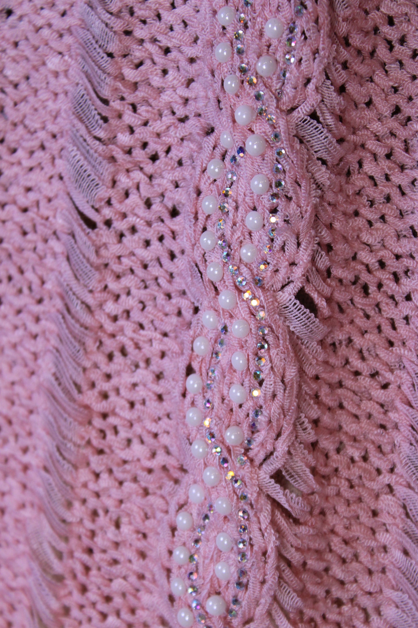 Pretty in Pearls Pink Sweater