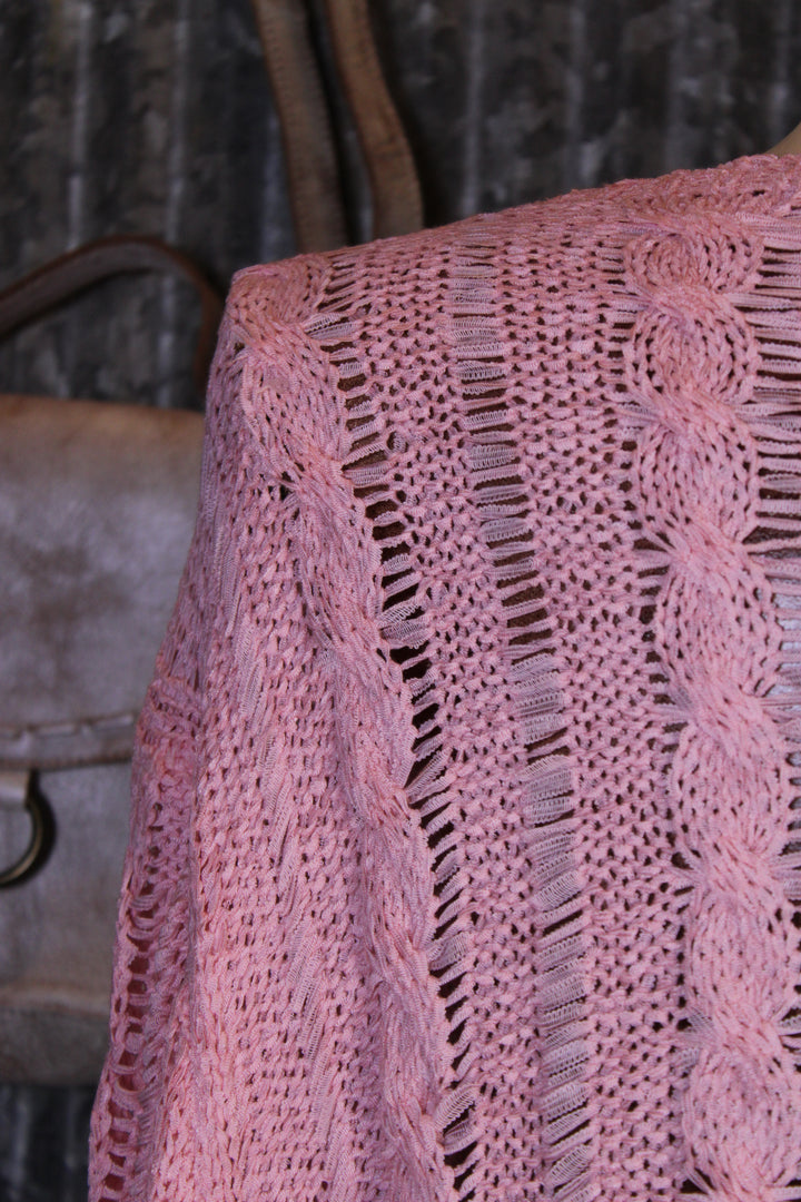 Pretty in Pearls Pink Sweater