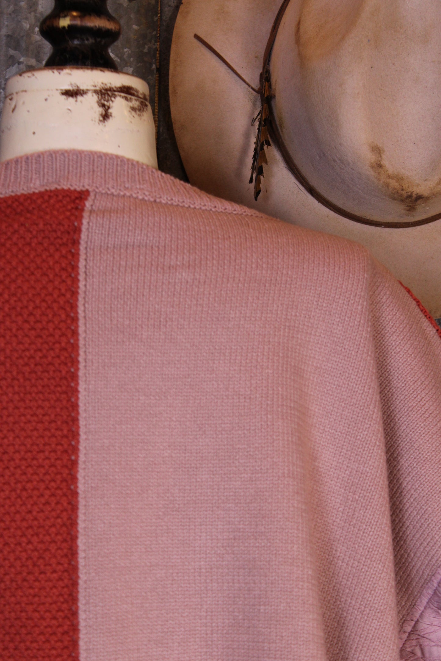 Posy Patch Ruffle Knit Top