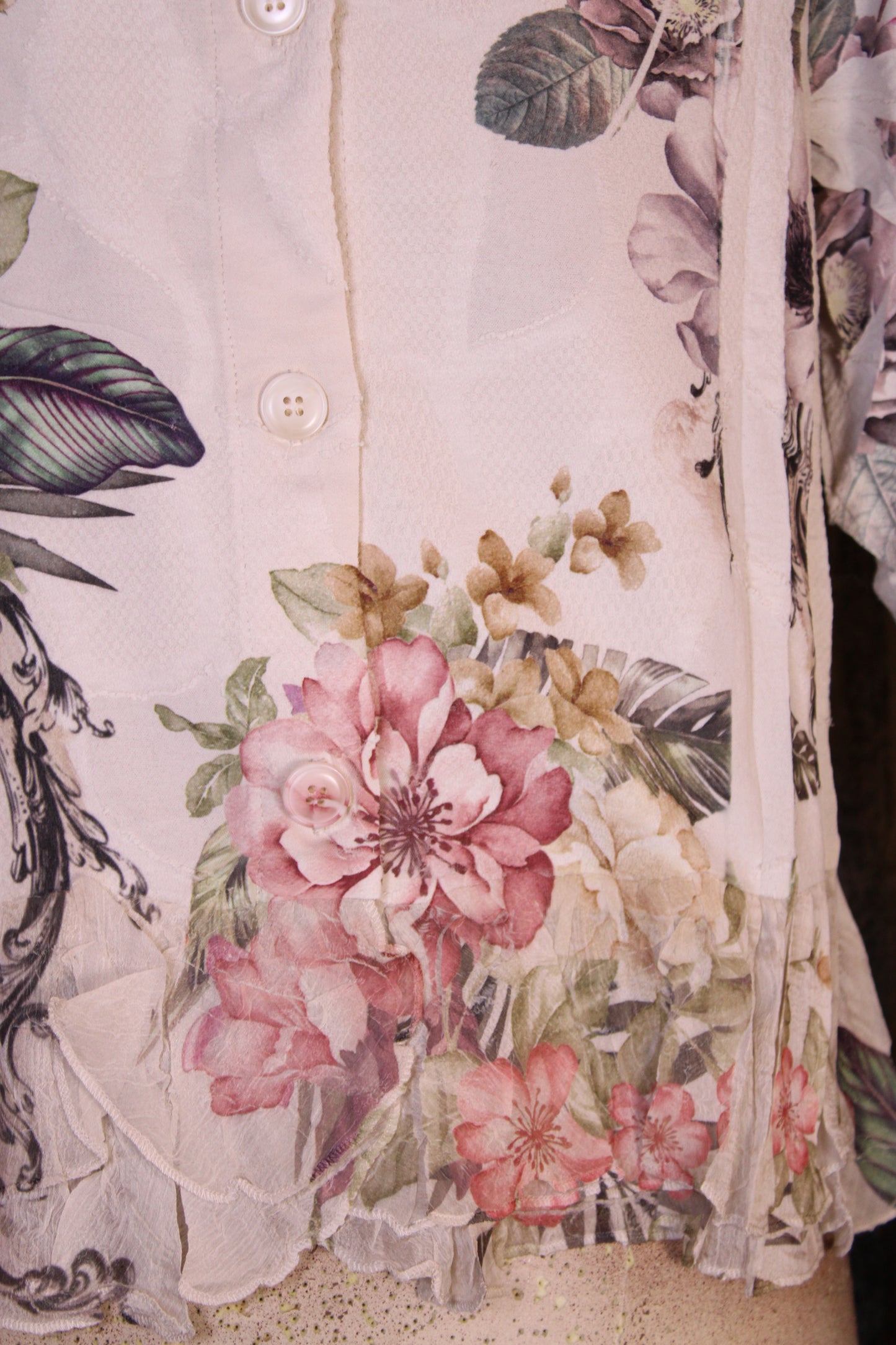 Petals and Poetry Watercolor Flower Jacket