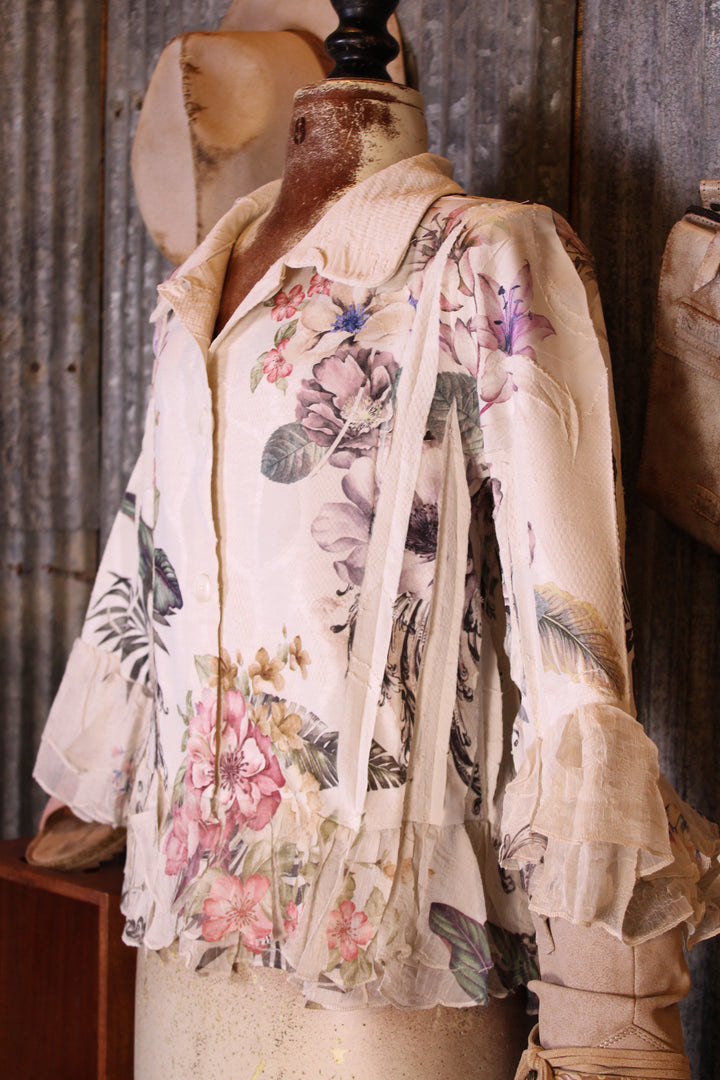 Petals and Poetry Watercolor Flower Jacket