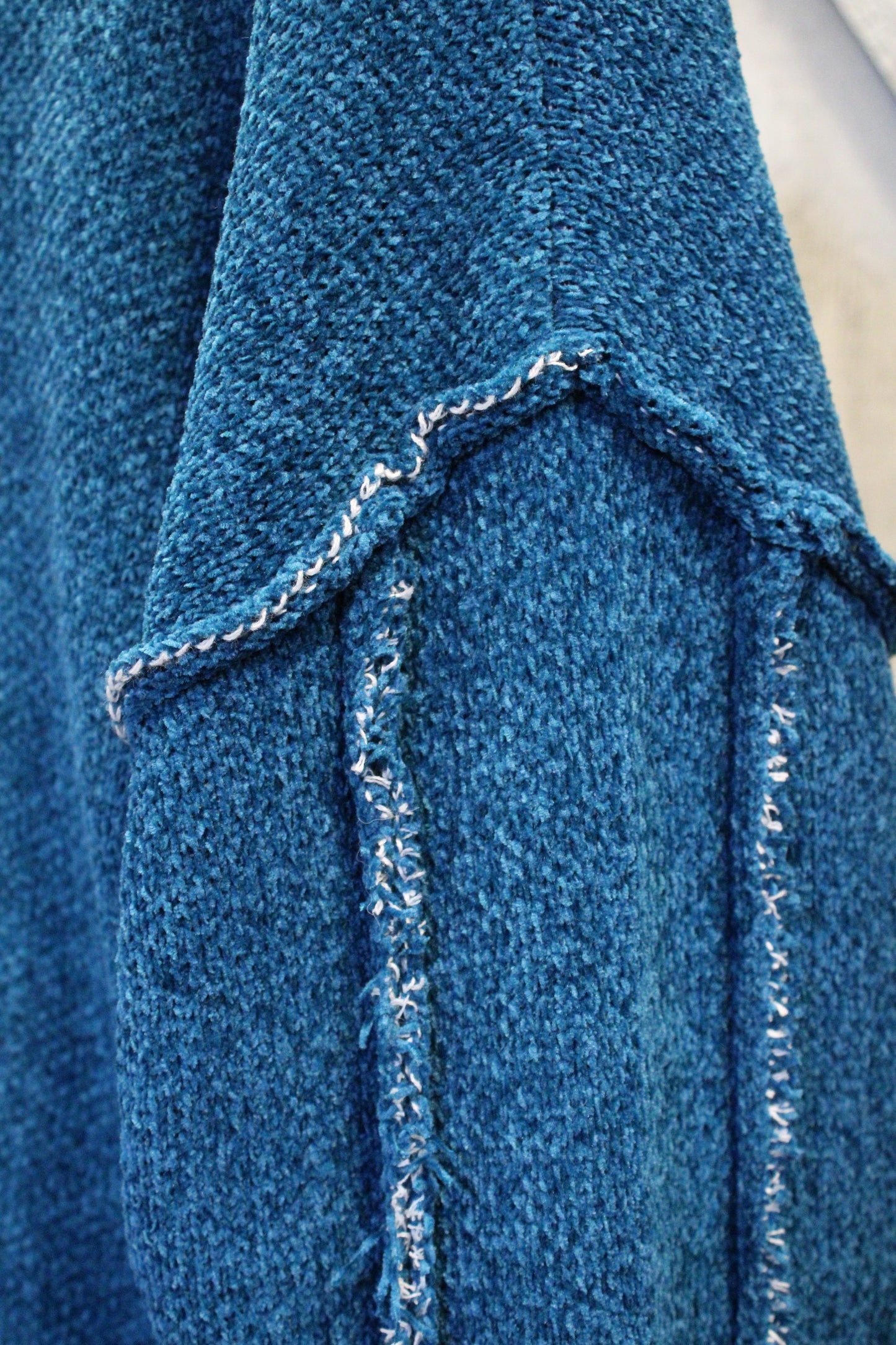 Woven Beauty Ocean Teal Sweater