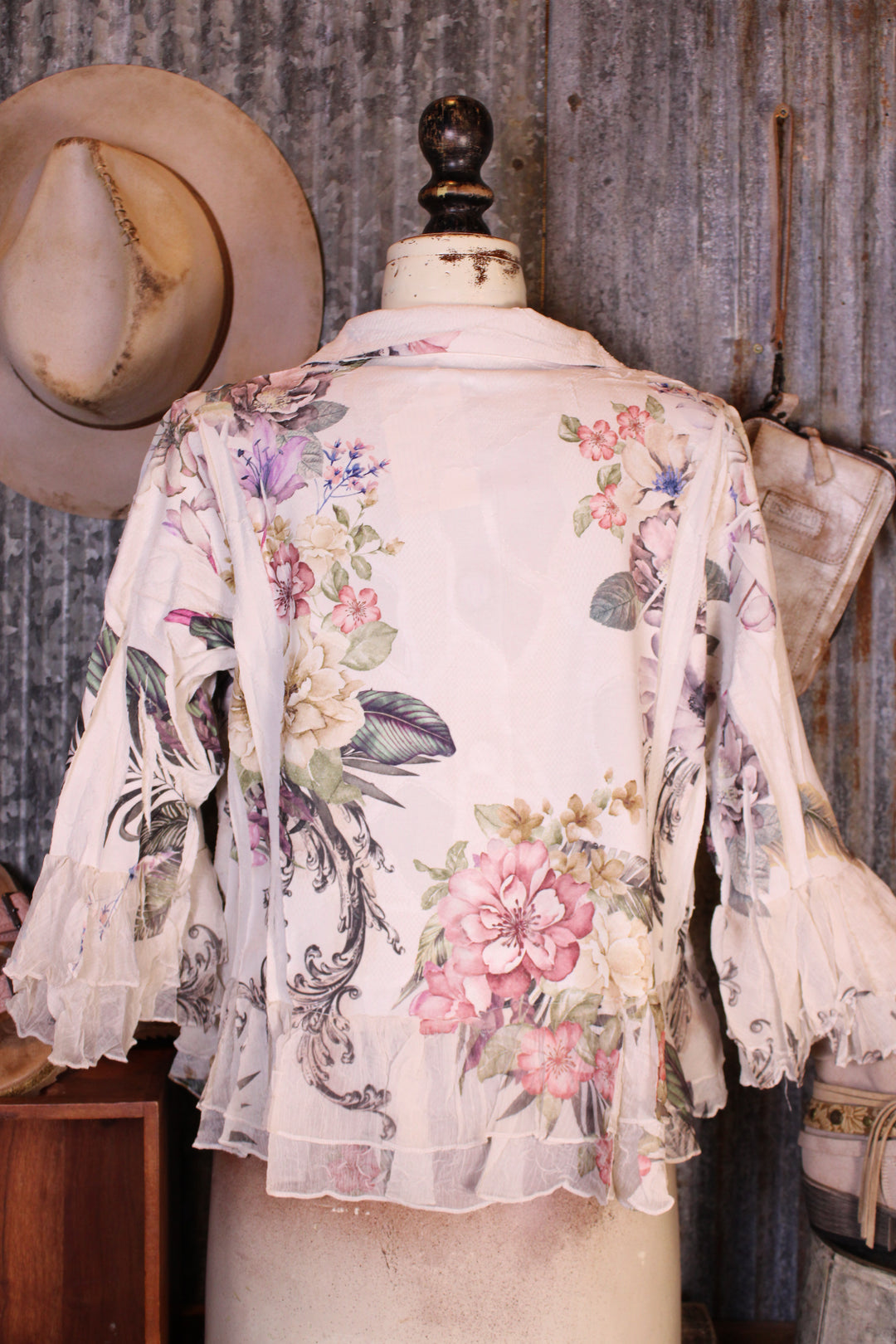 Petals and Poetry Watercolor Flower Jacket