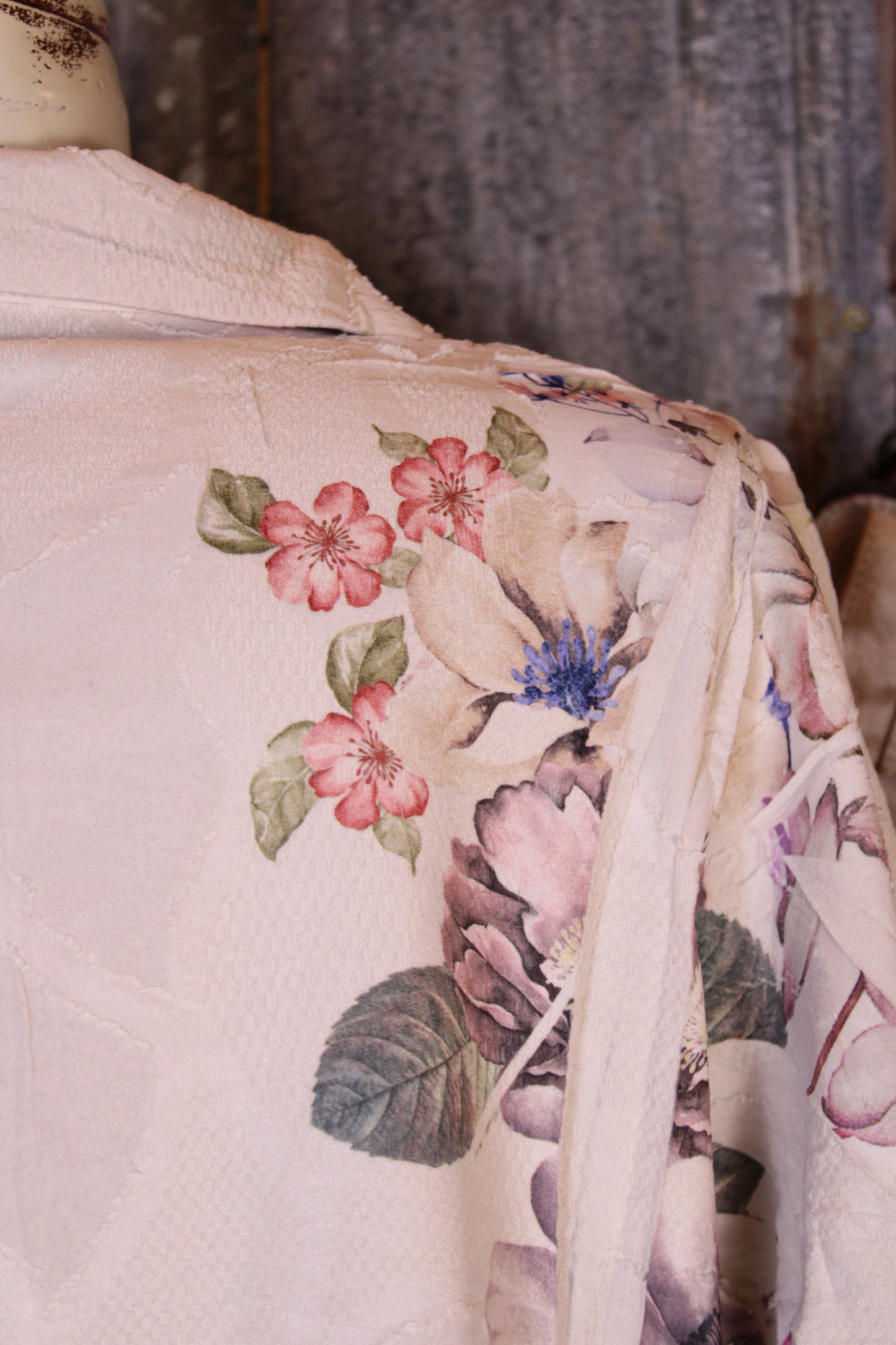 Petals and Poetry Watercolor Flower Jacket