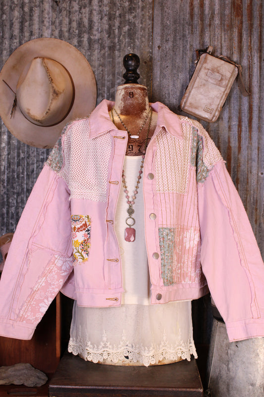 Pastel Prairie Denim Jacket
