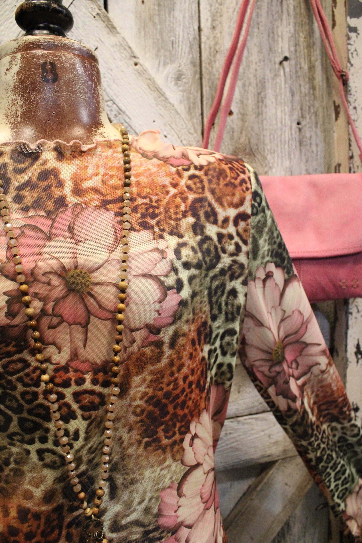 Fierce Floral Mesh Top