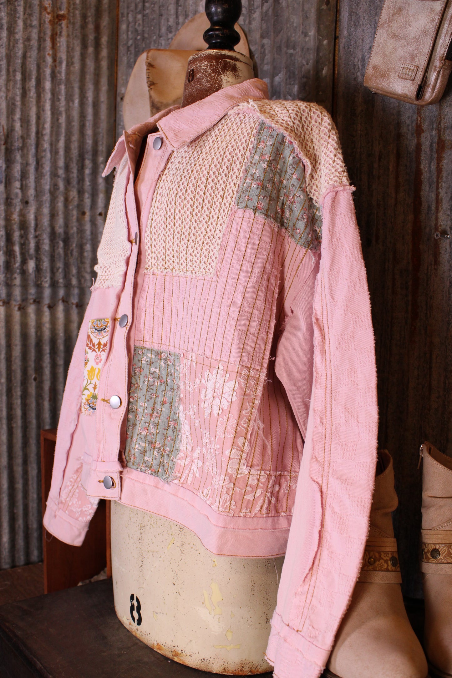 Pastel Prairie Denim Jacket