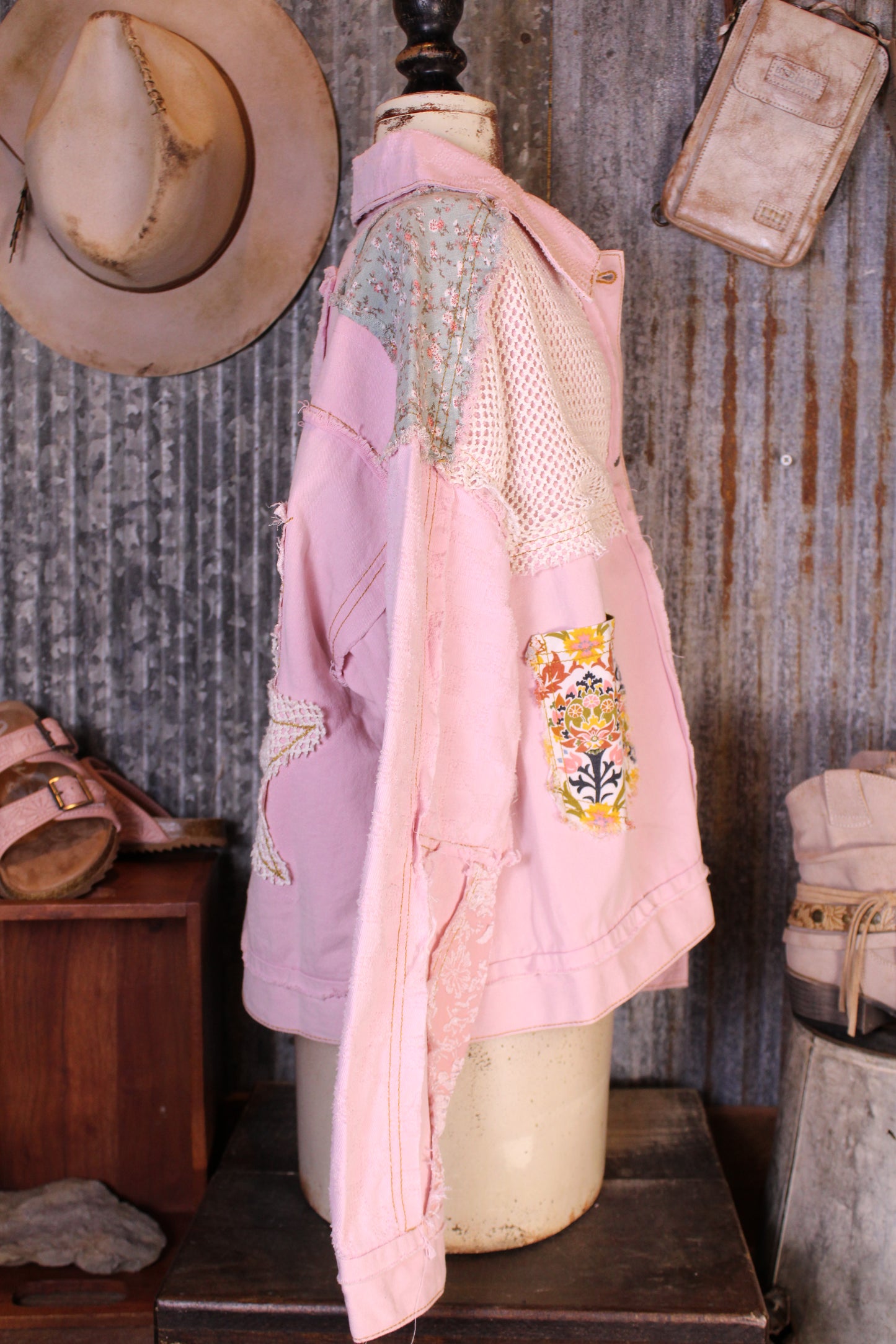 Pastel Prairie Denim Jacket