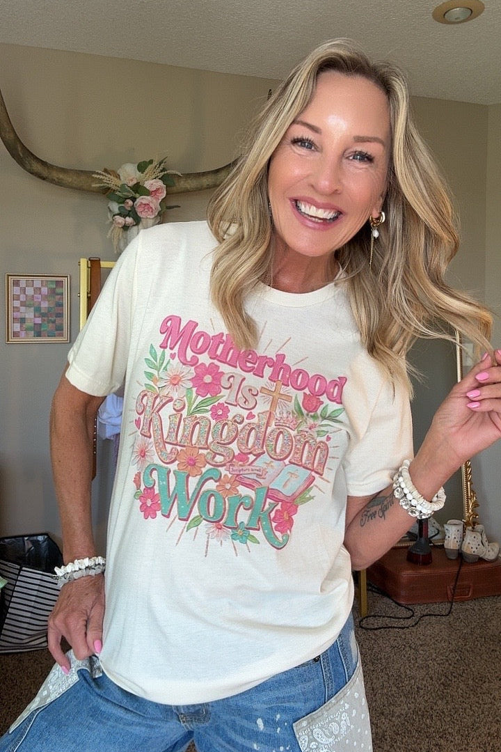 FGO Motherhood is Kingdom Work T-shirt