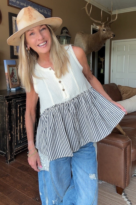 Nautical Stripe Top