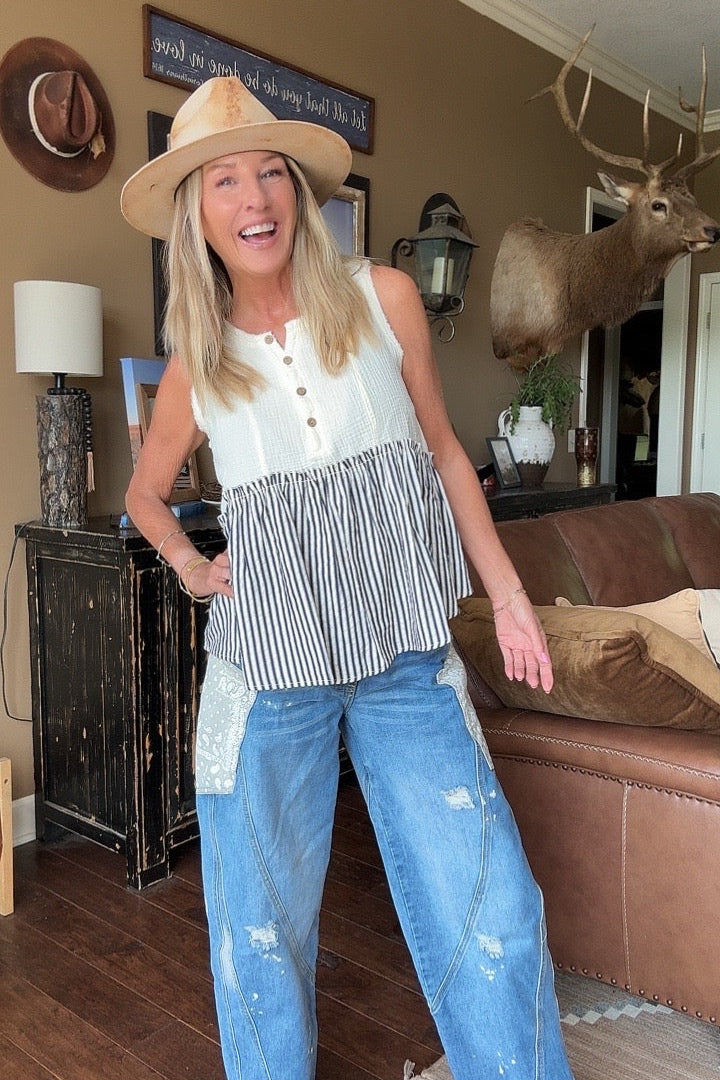 Nautical Stripe Top