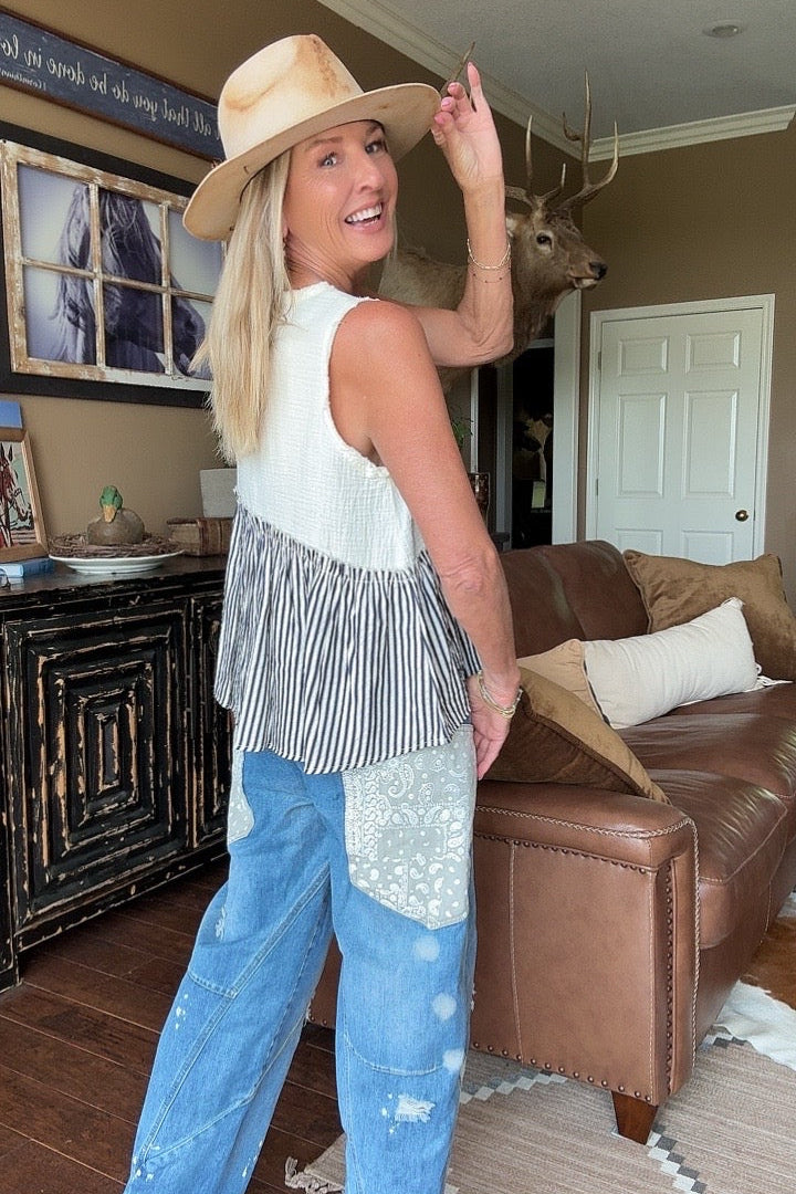 Nautical Stripe Top