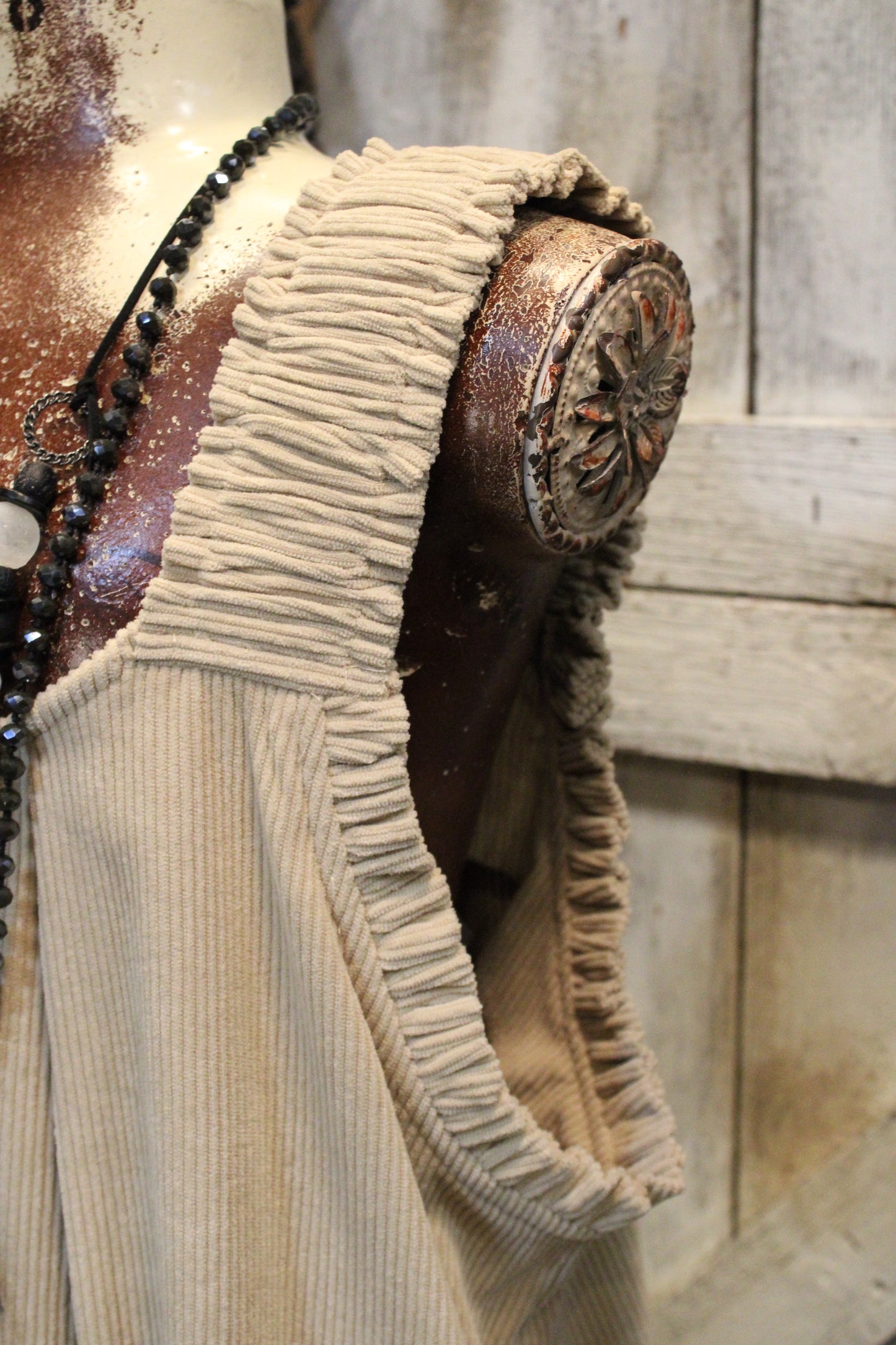 Toffee Trails Corduroy Dress