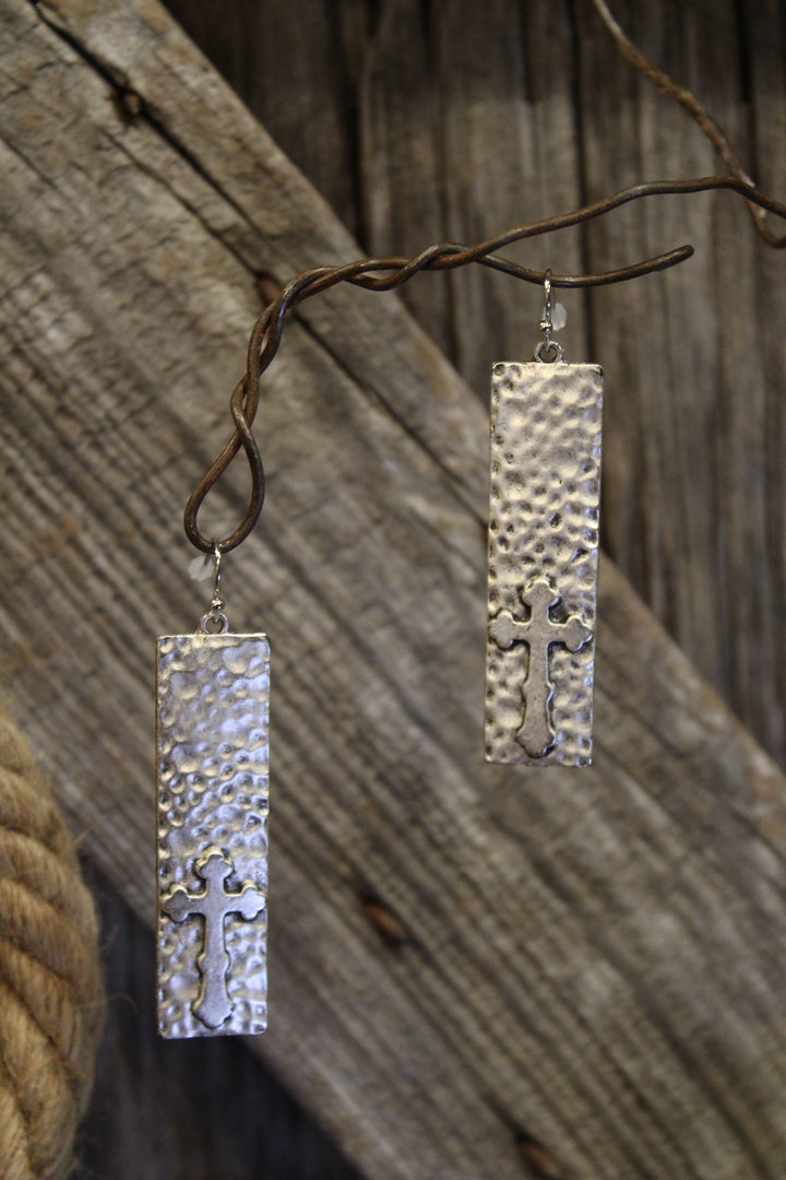 Floating Faith Dangle Earrings
