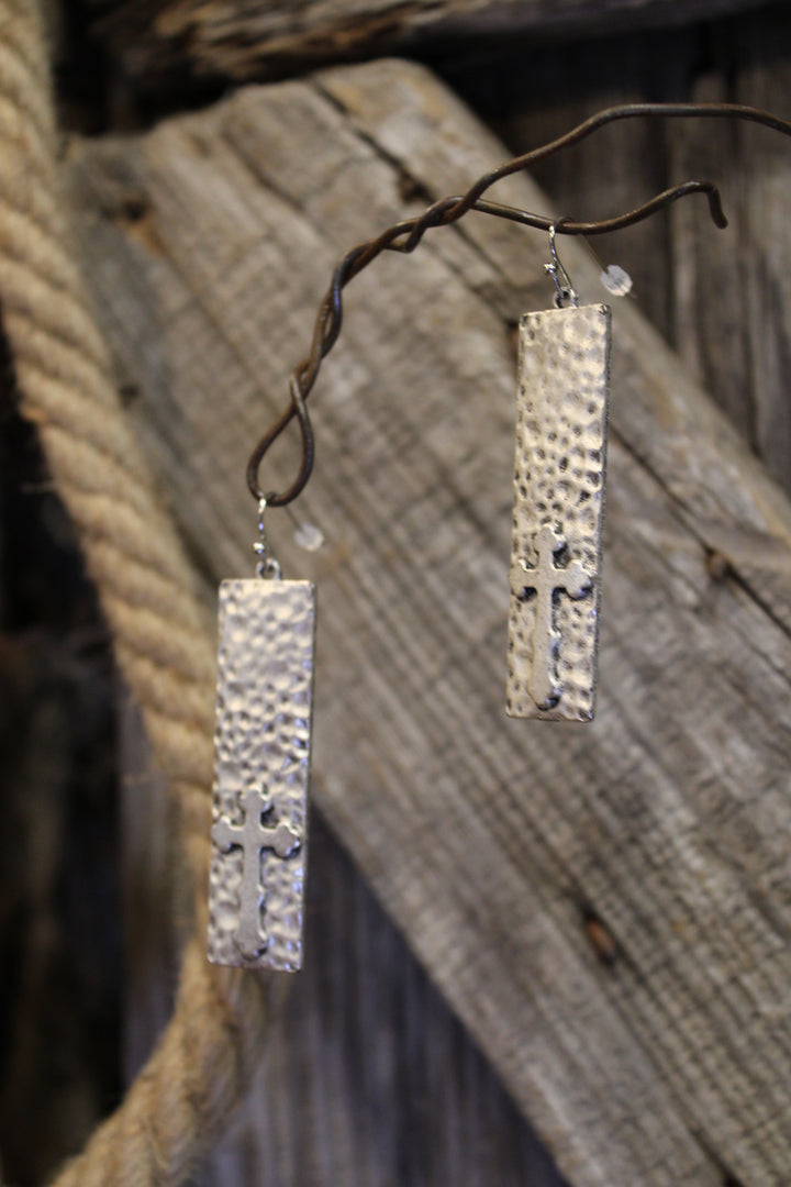 Floating Faith Dangle Earrings