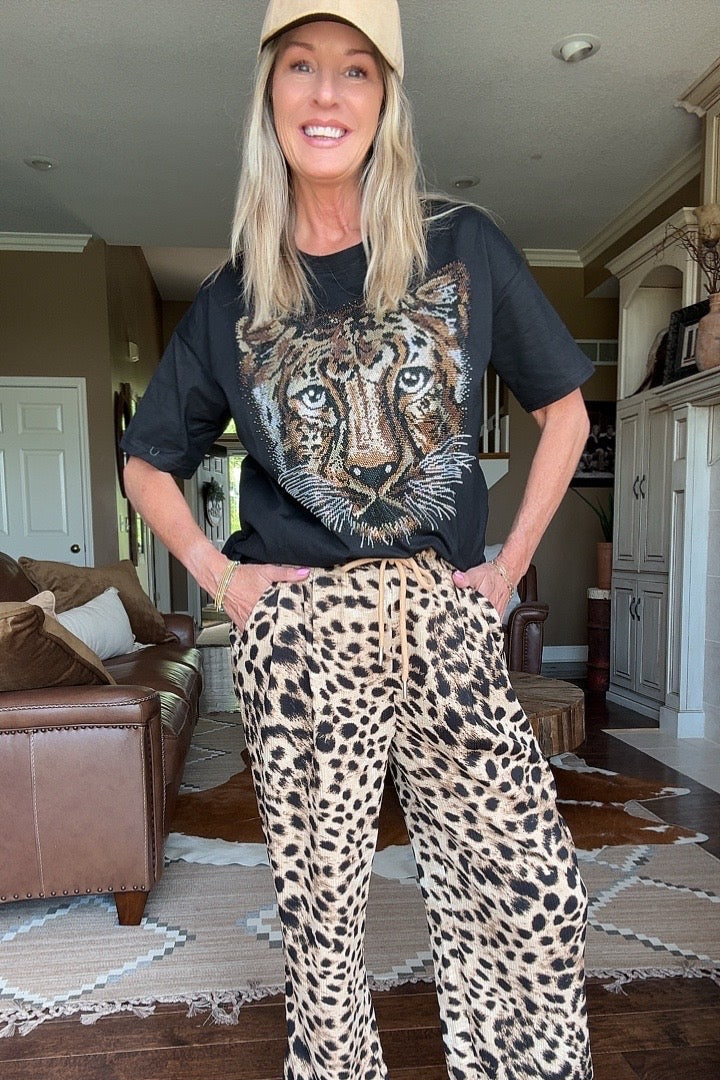 Sparkle And Spots Cheetah Tee