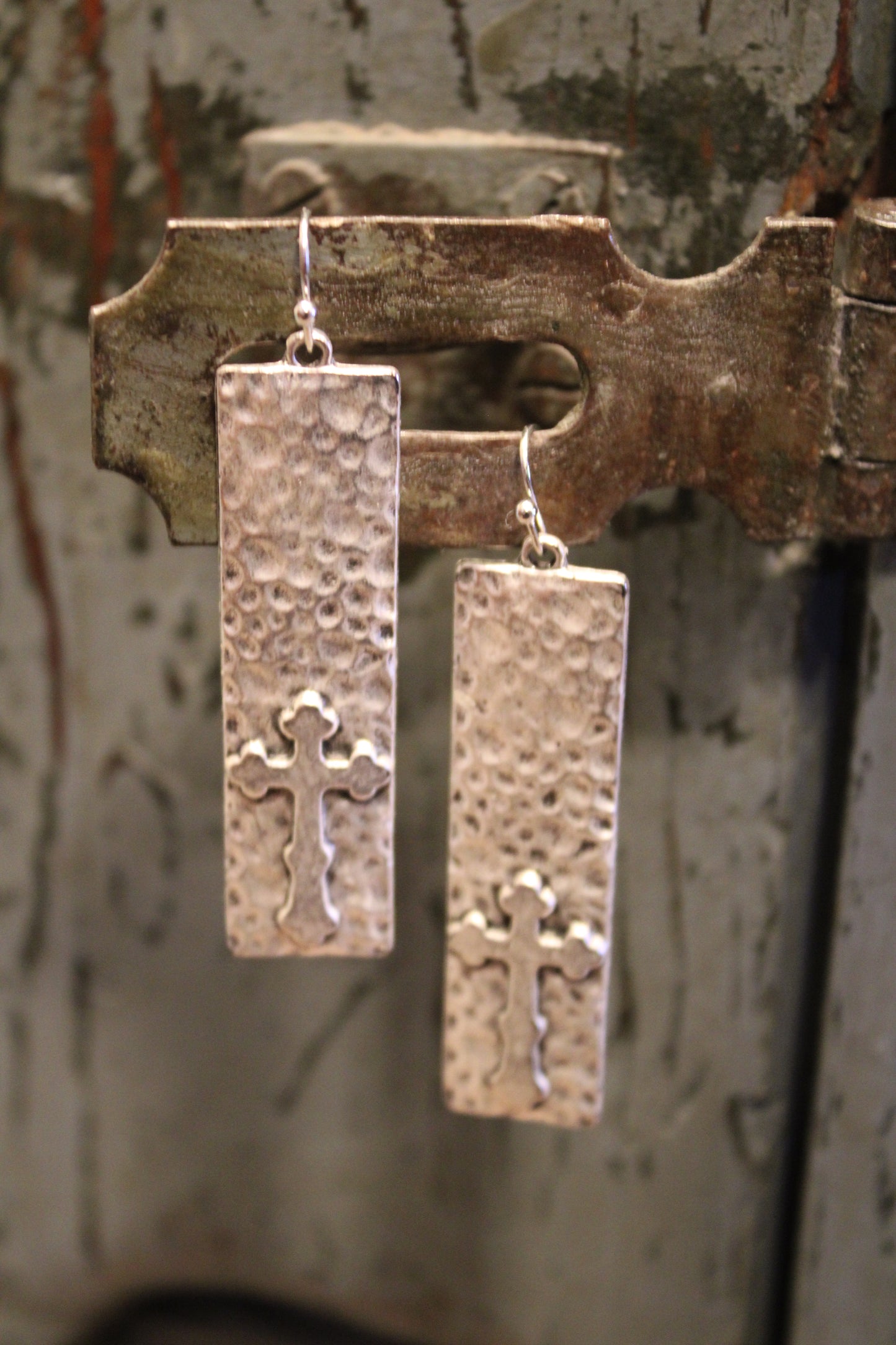 Floating Faith Dangle Earrings